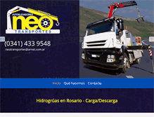 Tablet Screenshot of neotransportes.com